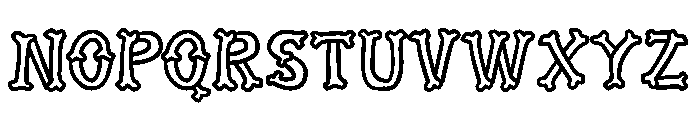 Rattlebone PERSONAL USE PERSONAL USE ONLY Font UPPERCASE