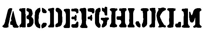RavagerDEMO Font UPPERCASE
