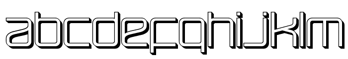 RaveParty Offset Font LOWERCASE