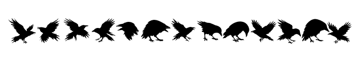 Raven Storm Symbols PERSONAL Regular FONT