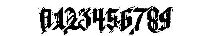 Ravenswood Clocktower Font OTHER CHARS