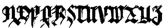 Ravenswood Clocktower Font UPPERCASE