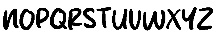 Raw Milk Font UPPERCASE