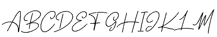 Raylene Regular Font UPPERCASE