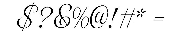 Rayson Downley Script PERSONAL Regular Font OTHER CHARS