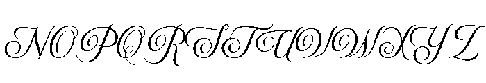 Rayson Downley Script PERSONAL Regular Font UPPERCASE