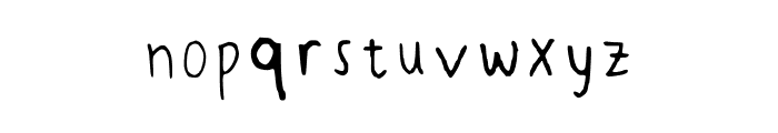 Rayssa Regular Font LOWERCASE