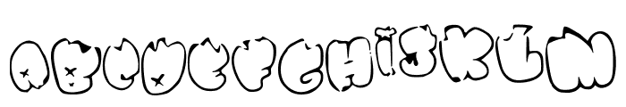 radicalbubbly Font UPPERCASE
