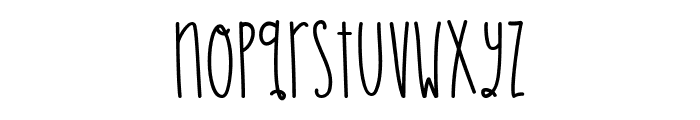 rainstomper Font LOWERCASE