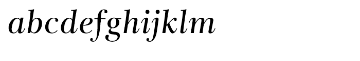 Rabenau Book Italic Font LOWERCASE