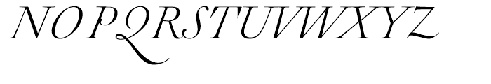 Rameau Light Italic Font UPPERCASE