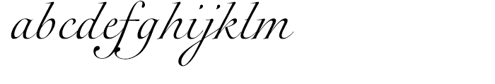 Rameau Light Italic Font LOWERCASE