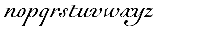 Rameau Semibold Italic Font LOWERCASE