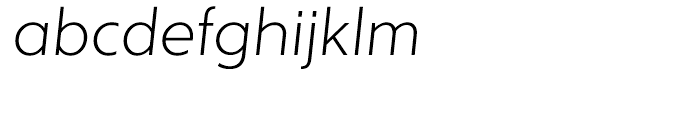 Rams Light Italic Font LOWERCASE