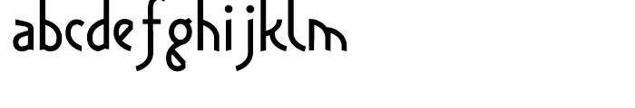 Ranger Condensed Medium Font LOWERCASE