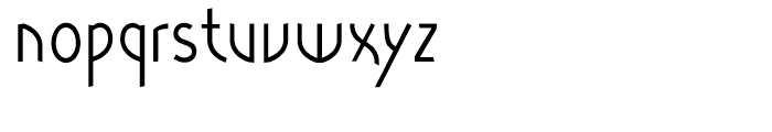 Ranger Condensed Normal Font LOWERCASE