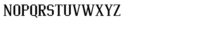 Ranger Regular Font UPPERCASE