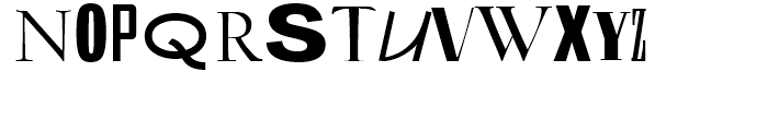 Ransom Bold Italic MST Font UPPERCASE