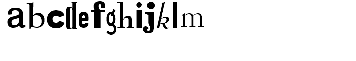 Ransom Italic MST Font LOWERCASE