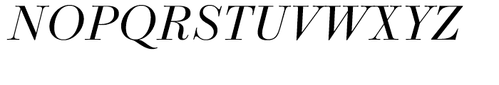 Ratio Modern Italic Font UPPERCASE