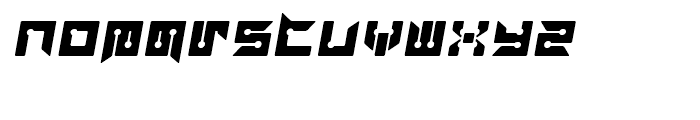 Rayzor Blunt Italic Font LOWERCASE