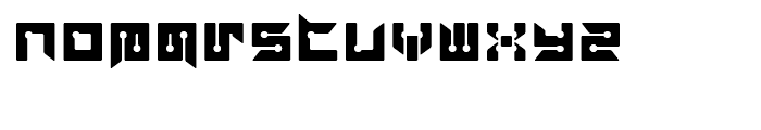 Rayzor Blunt Regular Font LOWERCASE