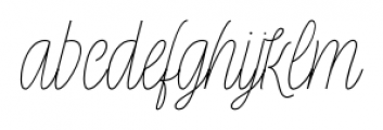 Rachele Cd Font LOWERCASE