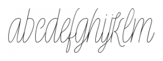 Rachele Light UltrCd Font LOWERCASE