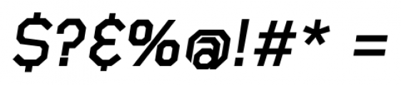 Raker Bold Italic Font OTHER CHARS