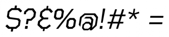 Raker Display Italic Font OTHER CHARS