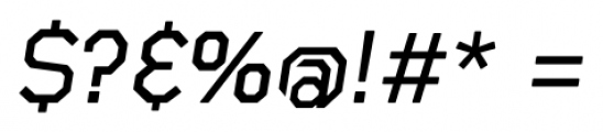 Raker Display Medium Italic Font OTHER CHARS