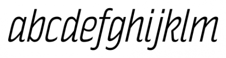 Rakesly Light Italic Font LOWERCASE