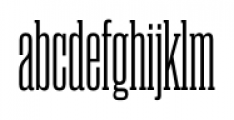 Rama Slab C Regular Font LOWERCASE