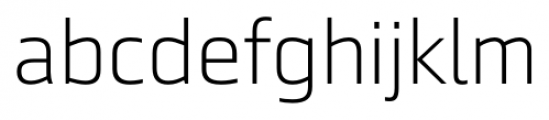 Ranelte Extended Light Ext Font LOWERCASE