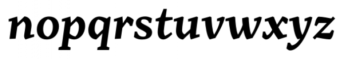 Range Serif Bold Italic Font LOWERCASE