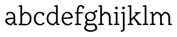 Range Serif Light Font LOWERCASE