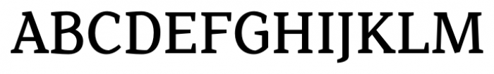 Range Serif Medium Font UPPERCASE