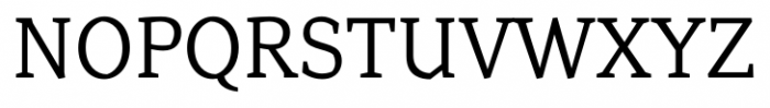 Range Serif Regular Font UPPERCASE