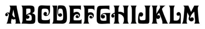 Rangpur Regular Font UPPERCASE