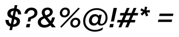 Rational Display Medium Italic Font OTHER CHARS