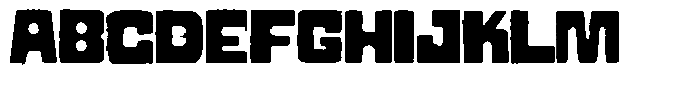 Raaavy Font UPPERCASE