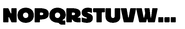 Raban Black Font UPPERCASE