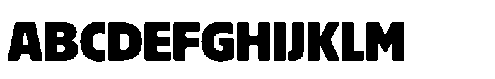 Raban Bold Font UPPERCASE