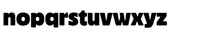 Raban Bold Font LOWERCASE