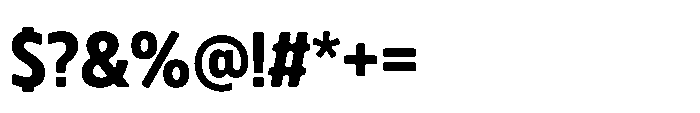 Raban Medium Font OTHER CHARS