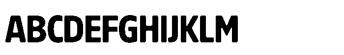 Raban Medium Font UPPERCASE
