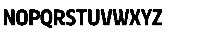 Raban Medium Font UPPERCASE