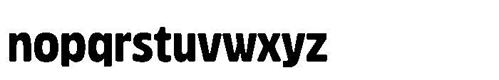 Raban Medium Font LOWERCASE