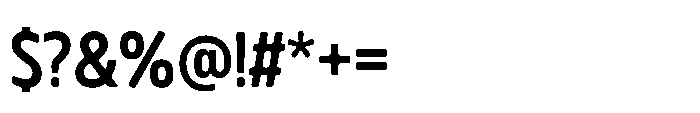 Raban Regular Font OTHER CHARS