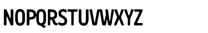 Raban Regular Font UPPERCASE